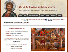 Tablet Screenshot of christthesaviourhbg.org